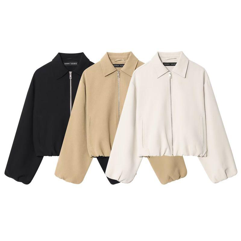 Araltay New Arrival Fashion Style Women's Clothing Fashion All-Match Simple Zipper Puffy Jacket Outwear 8372246
