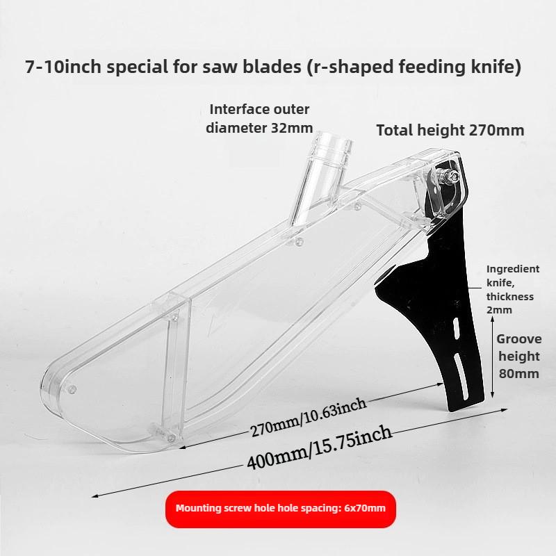 12 Inch Circular Saw Blade Guard Cover Dust Proof Plastic Shield for Table Saw Power Tool Accessories 10 Inch