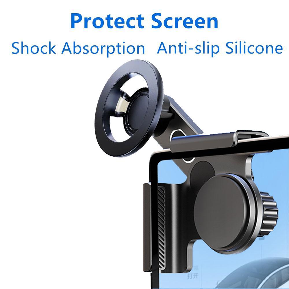 TEEQ For Tesla Model Y Junipe 2025 Model 3 HIGHLAND 2024 Cybertruck BYD Seal Car Phone Mount Holder 15W Magnetic Wireless Charge