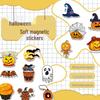 20pcs Waterproof Halloween Horror Refrigerator Magnets - Decorative Soft Magnetic Stickers