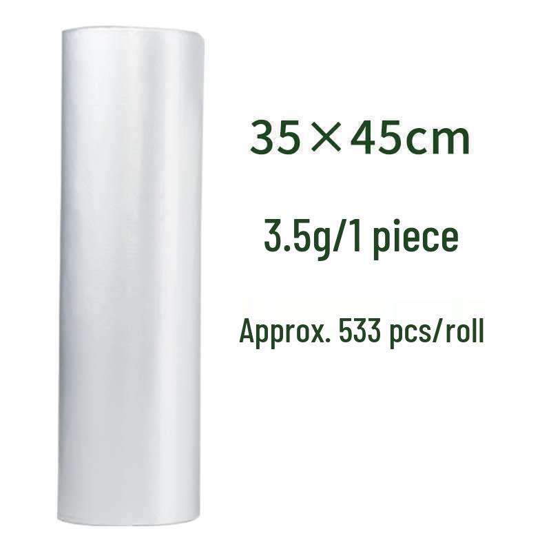 Thickened Food-Grade Disposable Fruit Bags - Tear-Off Roll for Home & Grocery Use