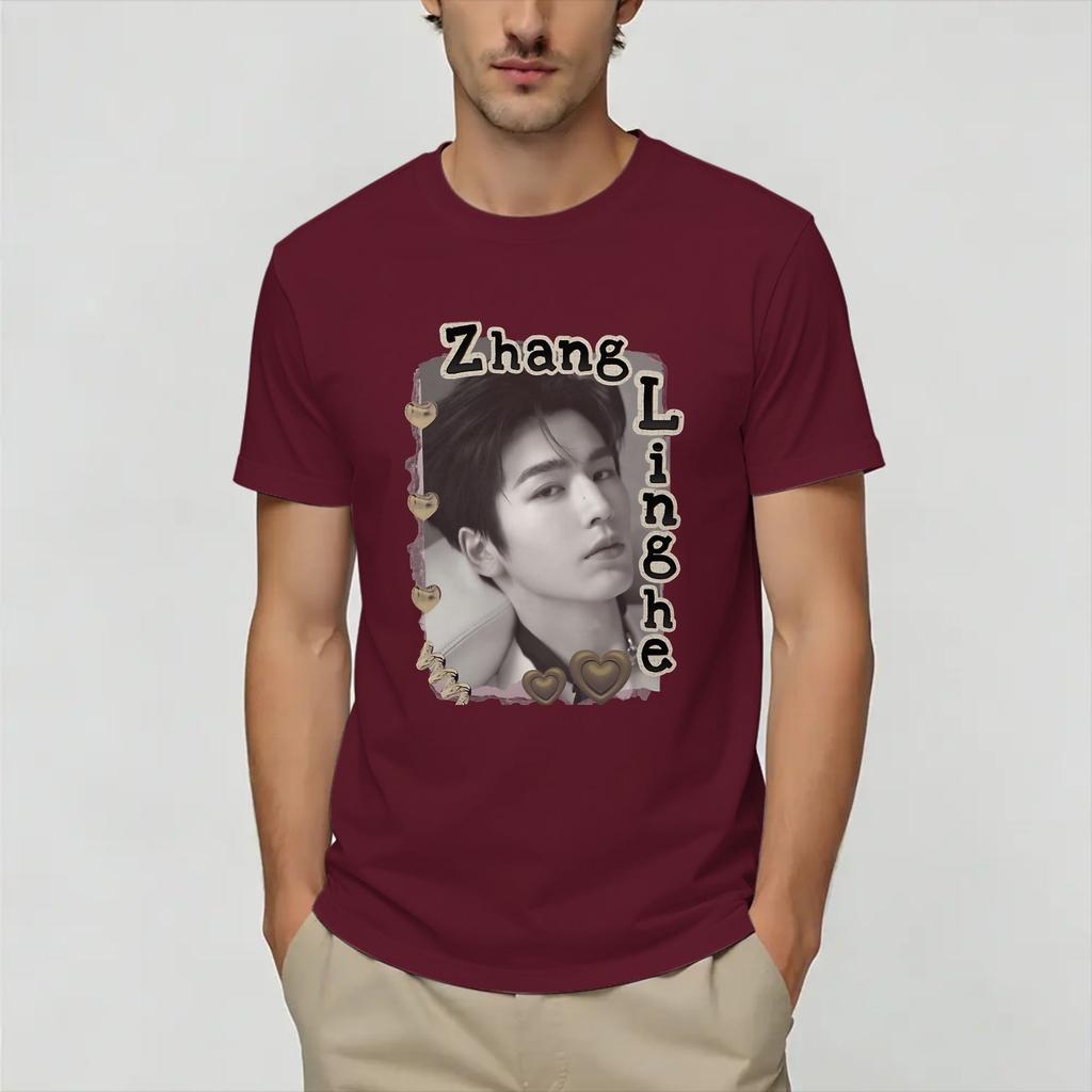 Unisexs TShirts Zhang Linghe Funny 100 Cotton Tees Short Sleeve T Shirts Crewneck Tops Printing