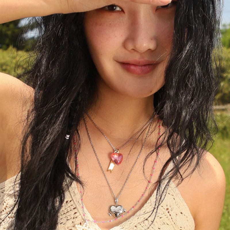 

August Harmony Dreamer Love Necklace (Silver) One