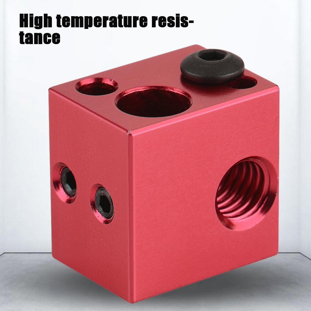 3D Printer Accessories Aluminium Heating Block Heater Hot End for   (Blue)