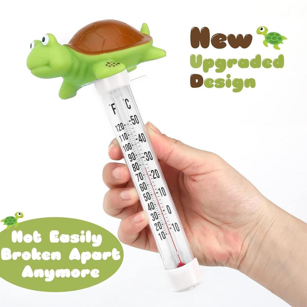 Large Display Pool Temperature Gauge Spa Temperature Gauge Easy Read Sensor Animal Shape Monitor For Hot Tubs Spas Aquariums