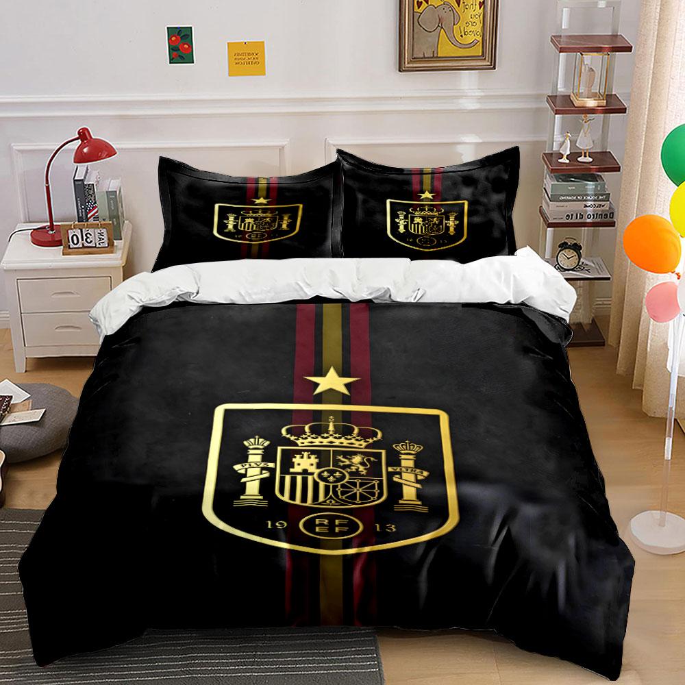 Crest with crown emblem. Bedding sets Duvet cover sets Duvet covers Pillowcases(1 * Duvet Cover 2 * Pillowcases, without duvet insert)