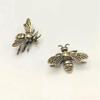 Brass Bee Figurine Tea Pet Solid Metal Bee Figure Model Statue Sculpture Toy Desktop Decoration Ornament Festival Collectible Gift