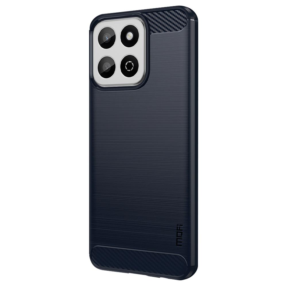MOFI JK TPU Series-1 For Honor X7c 4G/200 Smart 5G/Play 60 Plus 5G Case Carbon Fiber Texture TPU Soft Phone Cover