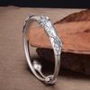Vintage and Elegant Temperament, Lotus Pond Moonlight, Carp and Lotus Canopy Bracelet, Women's Accessory