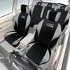 Lot  de 5 housses avant arriere 2/3 1/3 et appuie tete - WRC - universelles - Fixation simple -Compatible Airbag