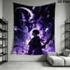 Solo Leveling Tapiz de Pared Estético Colgante de Pared Manta de Tela Impresa Tapices Decorativos para Dormitorio Sala de Estar Decoración del Hogar