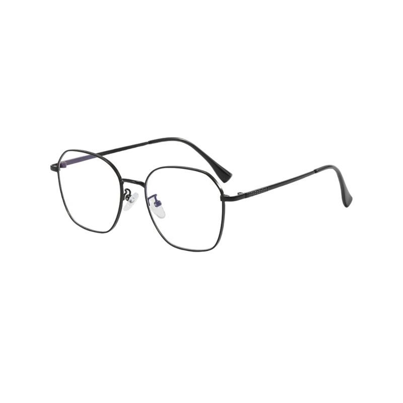 New plain flat mirror fashion glasses frame same face trend stylish eyewear for men and women