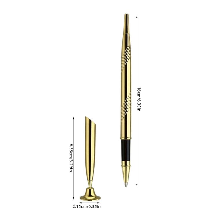 Ballpoint Pen with Base Counter Service Pen Reception Writing Tool Wedding Guest Sign Pen Office Supplies