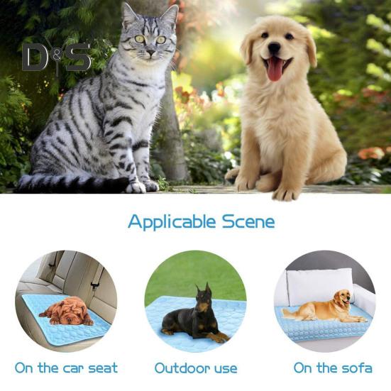 Chladící podložka pro psy Netoxická samochladící podložka Snadné čištění Omyvatelná Ekologická podložka pro domácí mazlíčky Ledová letní chladicí podložka pro kočky Psy