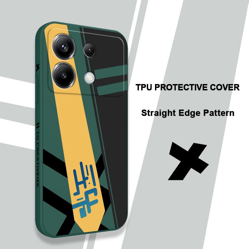 Creative Symbol Phone Case For Xiaomi Poco F7 X7 X6 F6 M6 M5 M5S F5 X5 F4 X4 M4 F3 M3 X3 Pro 4G 5G GT Silicone Cover