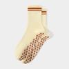 Pumpkin Embroidery Yoga Socks Breathable Cuffed Mid Tube Socks Professional Floor Socks  for Women