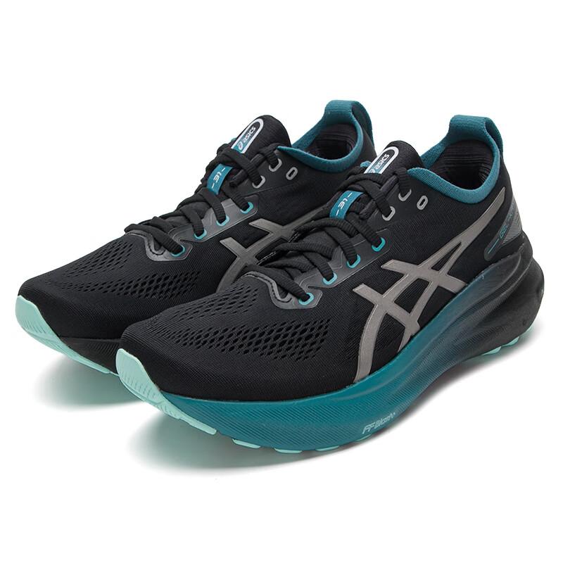 ASICS Gel Kayano 31 Lite Show Black Clay Grey Blue Men Sneakers 1011C100-001
