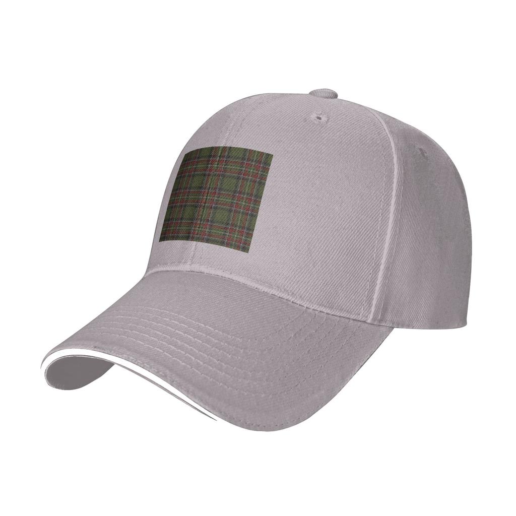 Classic Scottish Clan Tartan Plaid Cap Casual Baseball Caps Adjustable Hat Hip Hop Summer Unisex Baseball Hats Customizable