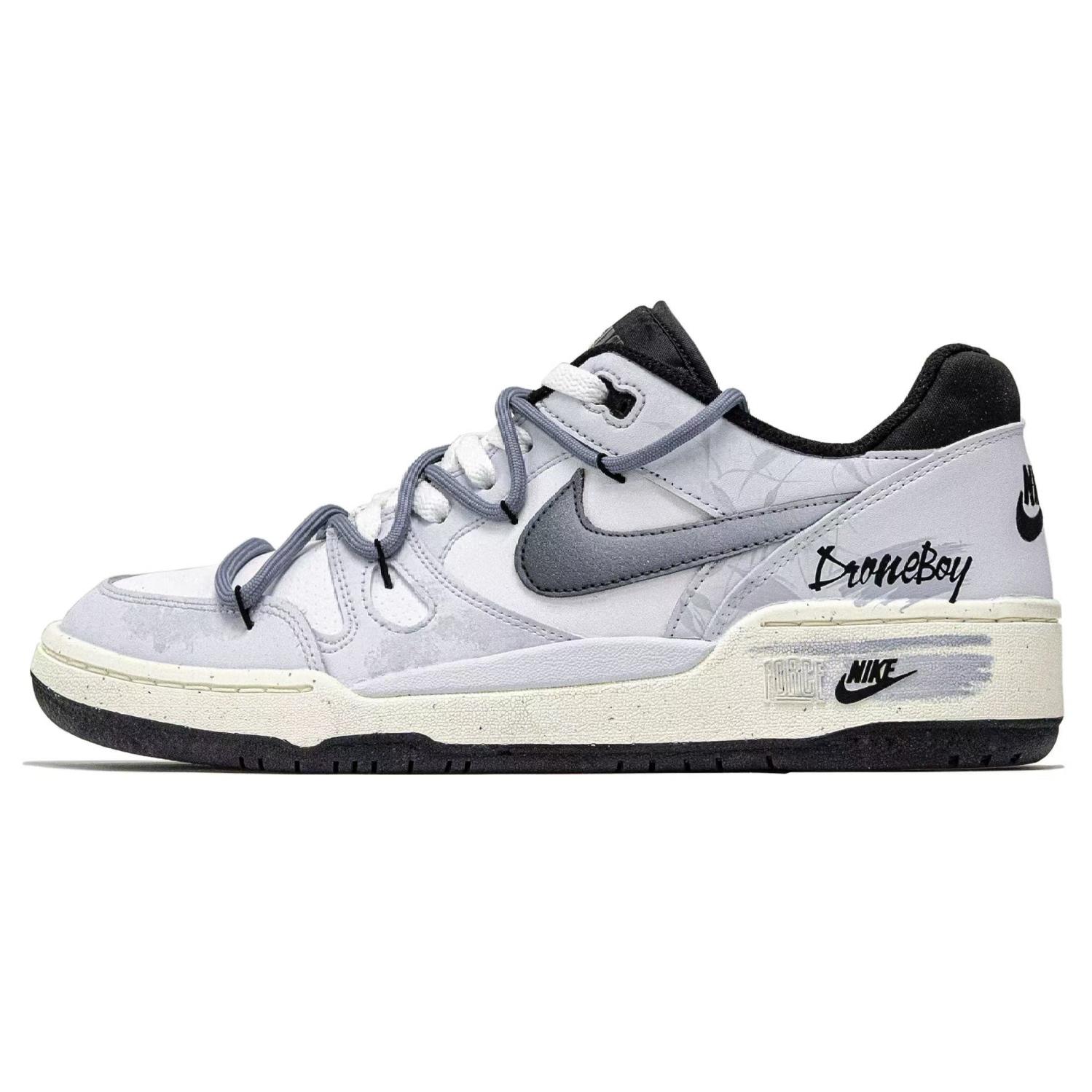 

Nike Full Force Low top Skateboard Shoes Men s Gray FB1362-101(Team635-) 42