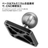 FANAUE Ball Base Aluminum Alloy Mount Base RAM Mount Compatible AMPS Standard Hole Configuration Compatible with Various Mobile Navigation