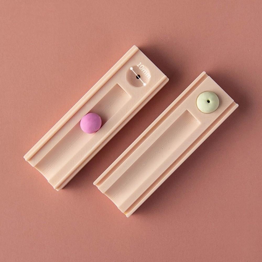 

Инструмент для пробивания глиняных шариков, инструмент для изготовления глиняных бусин с дыроколом, форма для катания шариков, полимерная глина, бусина Apricot 10mm