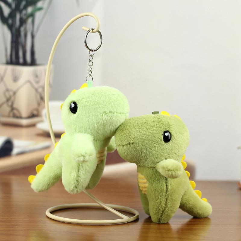 1 Adet Sevimli Dinozor Peluş Oyuncak Bebek Kolye Anahtarlık Taşınabilir Peluş Oyuncak Bebek Anahtarlık Çanta Kolyesi