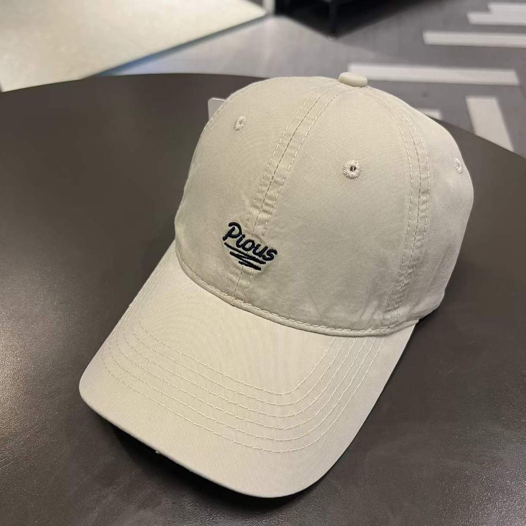 Unisex Casual Cotton Baseball Cap With Embroidered Letters For Sun Protection And Breathability