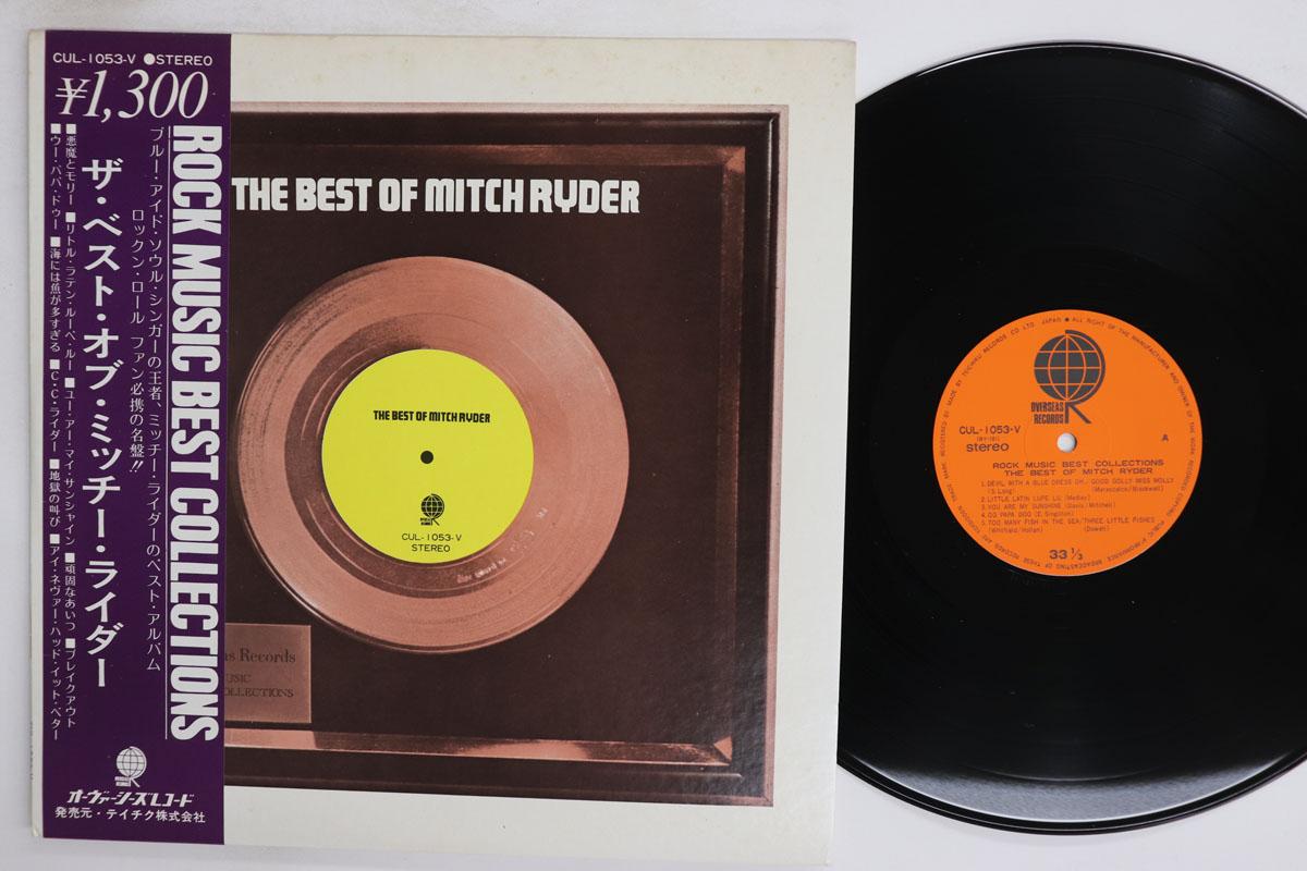 LP Record MITCH RYDER  Best Of Mitch Ryder CUL1053V OVERSEAS 1973 Japan Obi Rock Used
