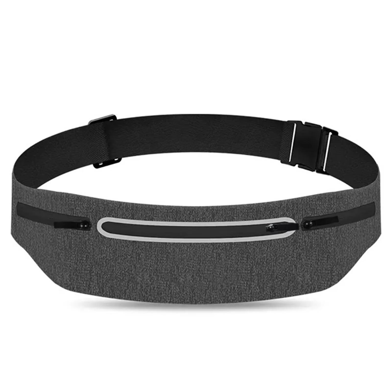 

Водонепроницаемая поясная сумка для бега, поясная сумка, мужская, женская, тонкая поясная сумка с 3 карманами для бега, езды на велосипеде, пеших прогулок