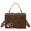 Fashion trend casual simple texture small square bag spring new women's personalized shoulder messenger bag