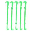 5Pcs Portable Fishing Line Knot Tool Green Plastic Hook Knot Tying Tool Fishing Gear