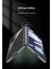 Samsung Z Fold 7 Transparent Electroplated Phone Case with Integrated Folding Design and Anti-drop Protection