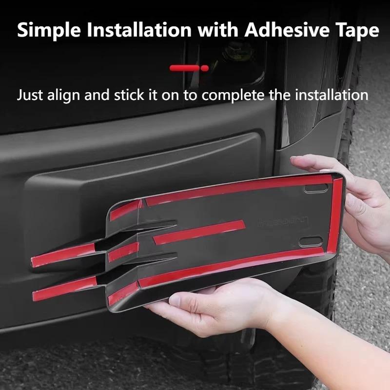 For BYD Leopard Titanium 7 Front Rear Bumper Corner Decor Strip Anti Scratch Strip Body Anti Collision Special Auto Accessories