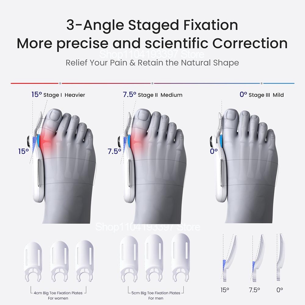 Effective Bunion Corrector Airbag Traction Foot Hallux Valgus Braces Toe Separator Straightener Orthotics Toe Correction