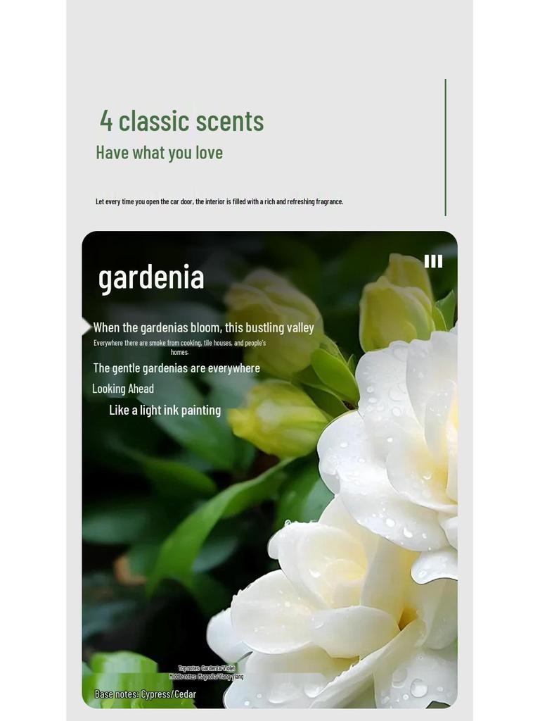 Tank 300 Car Air Freshener - Solid Balm for Air Vent (500/400) - Interior Atmosphere Accessory