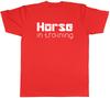 Horse in Training Unisexs Unisex TShirt Tee