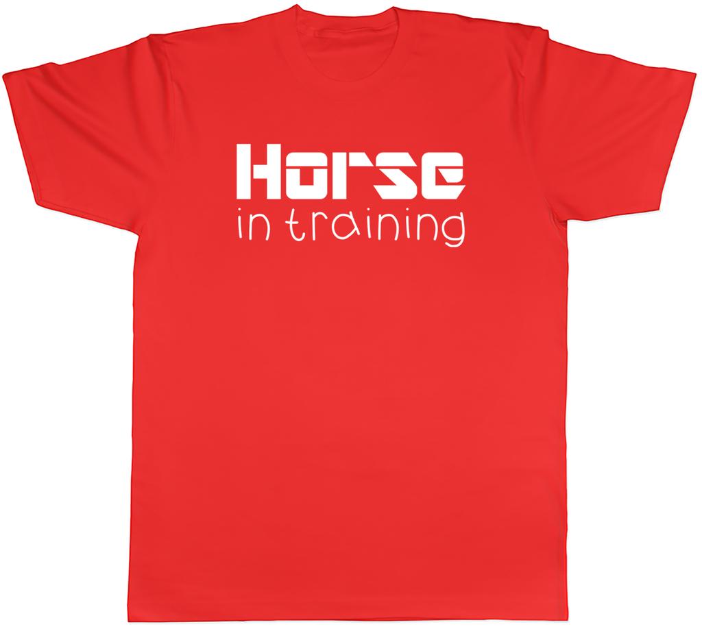 Horse in Training Unisexs Unisex TShirt Tee
