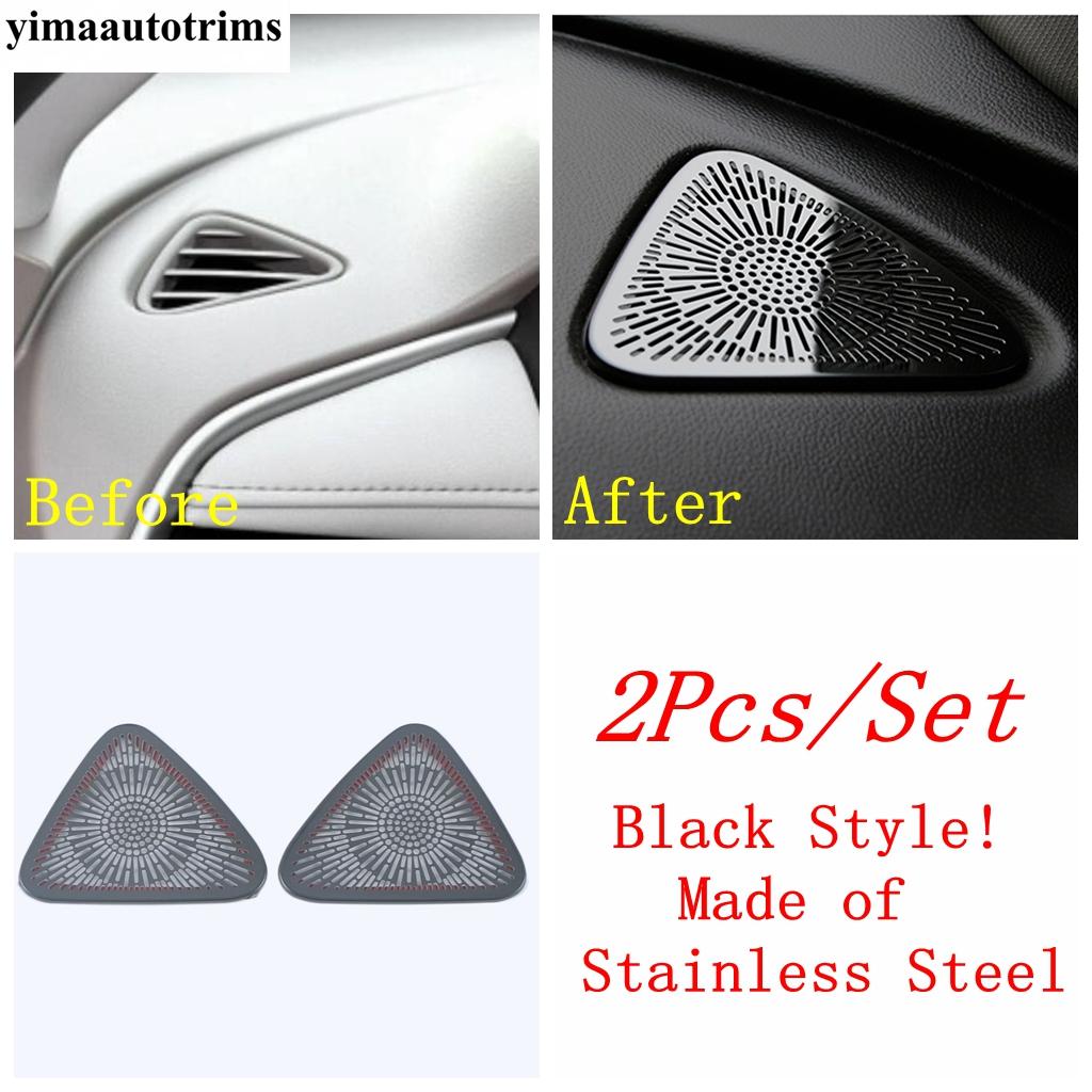 Pillar A Tweeter / Dashboard Audio Speaker Loudspeaker Frame Cover Trim Interior Accessories For Chevrolet Malibu 2016 -