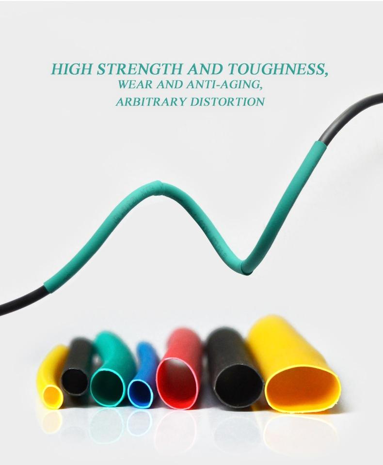 150pcs 2:1 Polyolefin Heat Shrink Tubing Tube Sleeving Wrap Wire Kit Cable JP 150pcs 2:1 Polyolefin Heat Shrink Tubing Tube Sleeving Wrap Wire Kit Cable JP