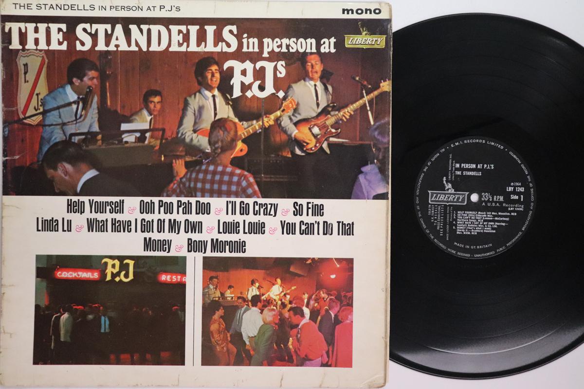 LP Record STANDELLS  In Person At P.j.s LBY1243 LIBERTY 1965 UK Rock Used