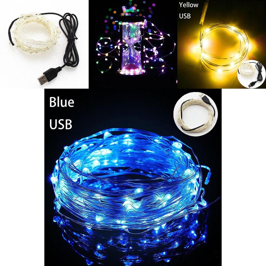 Premium 5/10m Usb Led Copper Wire Fairy Light Strip Lamp For Timeless Home Decor