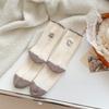 Winter Explosive Cartoon Bear Wool Socks Ab Thickened Fleece Warm Socks