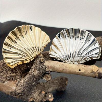 2024 Sommer Neu Ozean Serie Ins Stil Minimalistisch & Stilvoll Spiralförmiges Meeresschnecken Design Haarklammer Geschenk