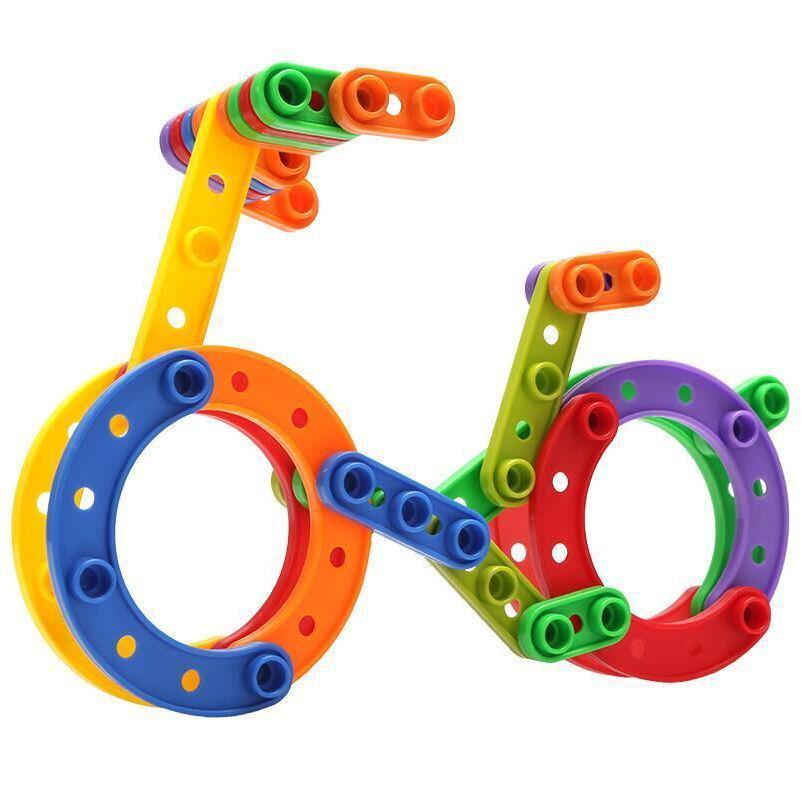 Thickened Toy Boy Educational Building Blocks Puzzle for Ages 3-6 - Large Size Desktop Construction Set