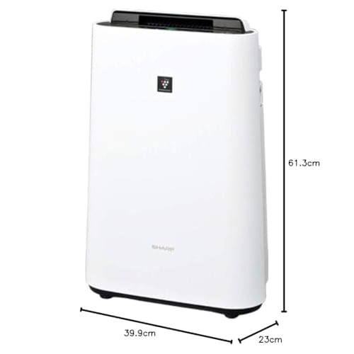 Sharp Humidifying Air Purifier Plasmacluster 7000 Standard 13 Tatami / Air Purifier 23 Tatami 2019 Model White KC-L50-W