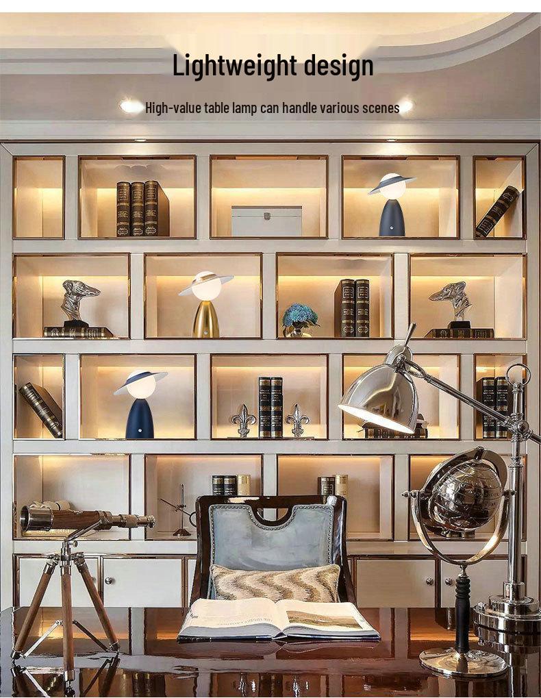 Creative Knight Table Lamp for Cafes, Bars, Bedrooms, and Study Spaces