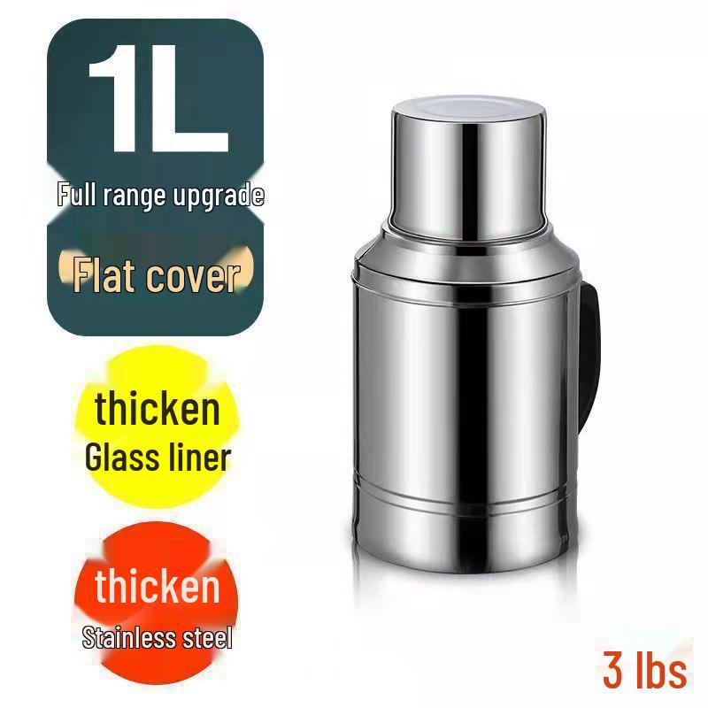 

Large Capacity Stainless Steel Insulated Thermos Flask for Hot Water Original Liner + Thickened Shell