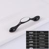 Fuji Black European Style Cabinet & Wardrobe Handle