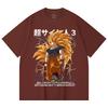 230 Gsm 100% Cotton Dragon Ball V59 Goku SSJ3 Print Unisex Heavy Cotton T Shirt