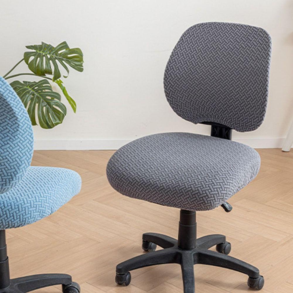 Breathable Office Chair Cover Removable Stretchable Seat Protectors Anti-dirty Backrest Cover Chair Seat Slipcovers Office Chair